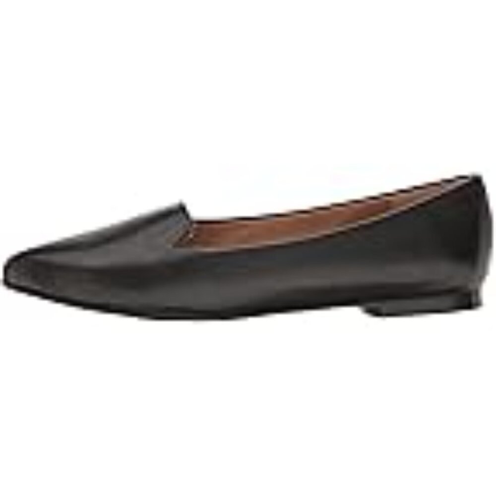 Trotters 'Harlowe' Leather Loafer (Flat) in Black 10.5 W NIB